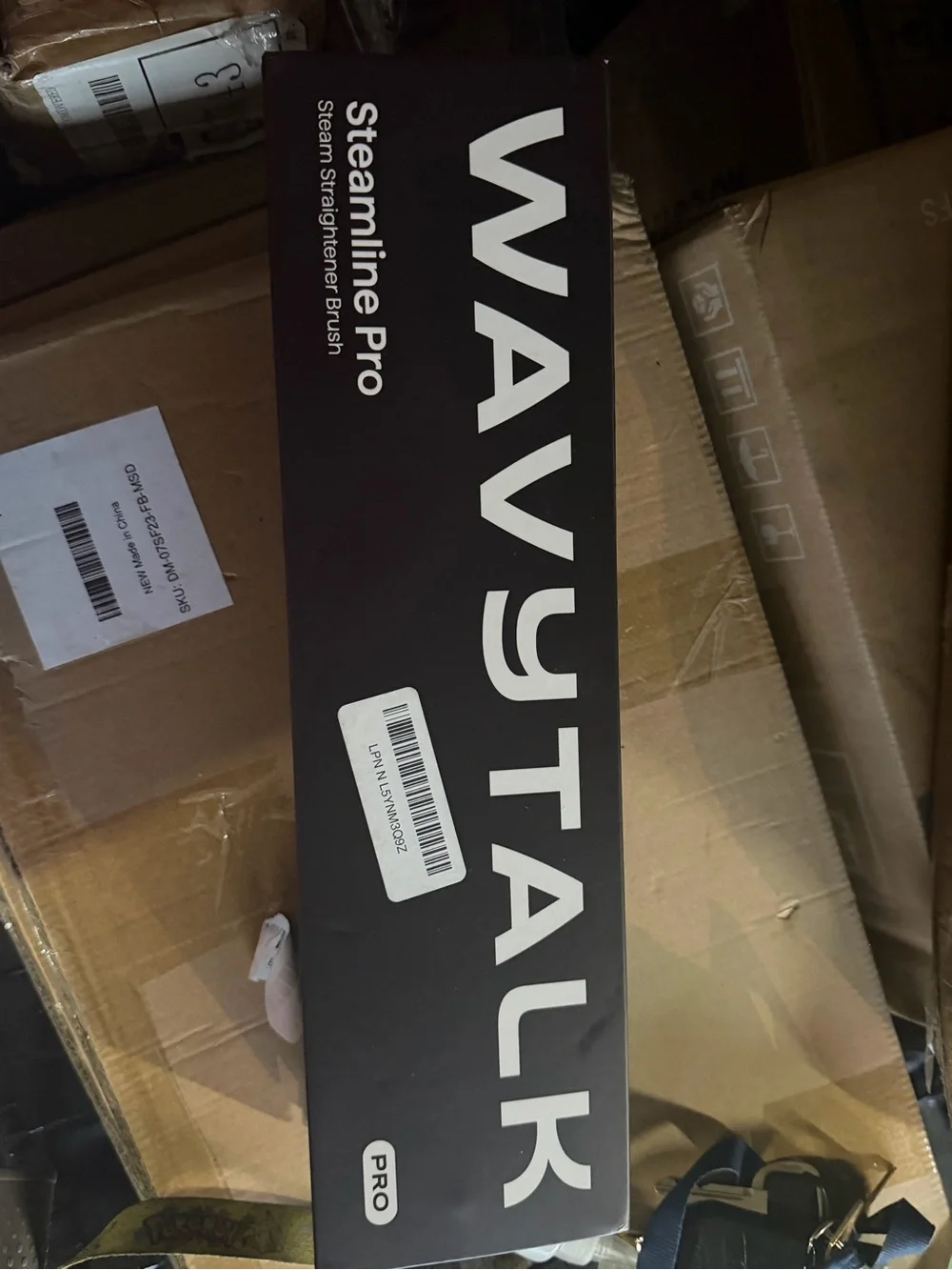 Wavytalk Steamline Pro Steam Straightener Brush - Black